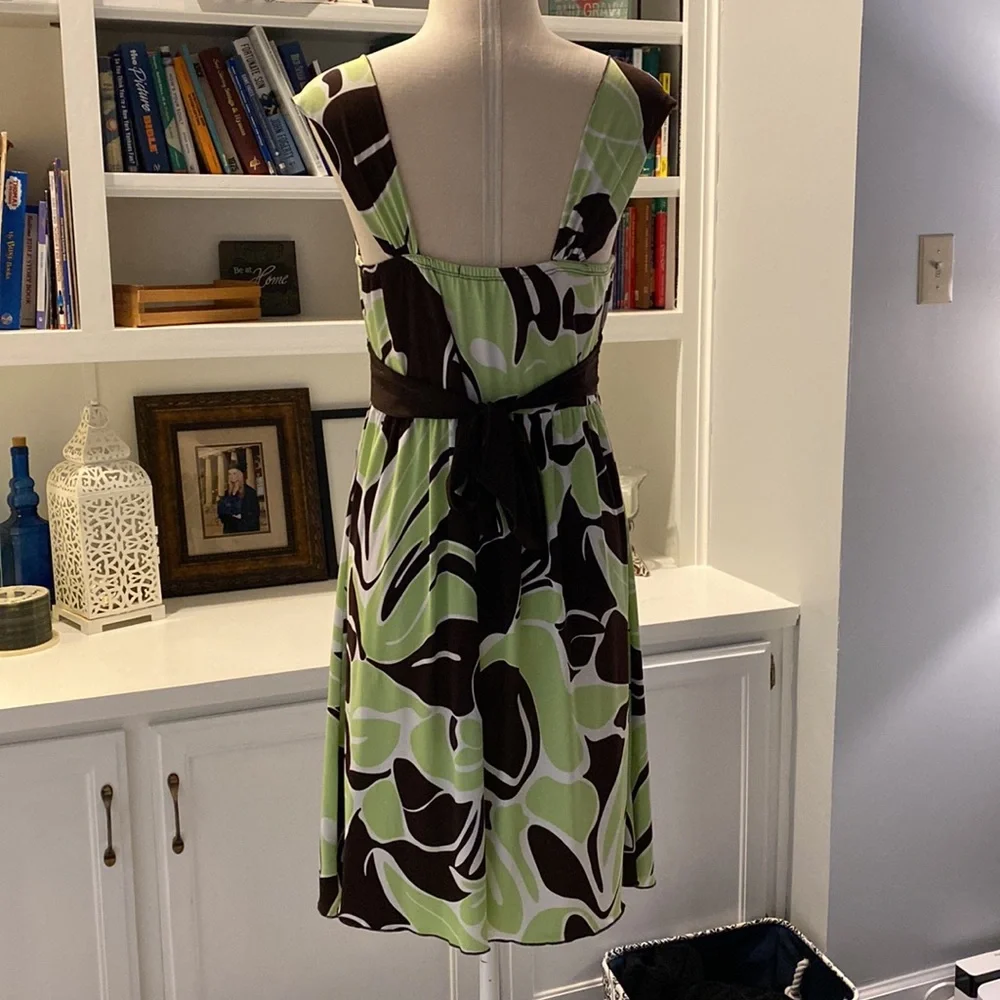 ❤️La Belle Dress Brown/Green Size Large! - Picture 6 of 8